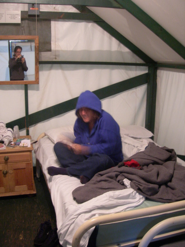 Siree in Curry Village tent cabin
